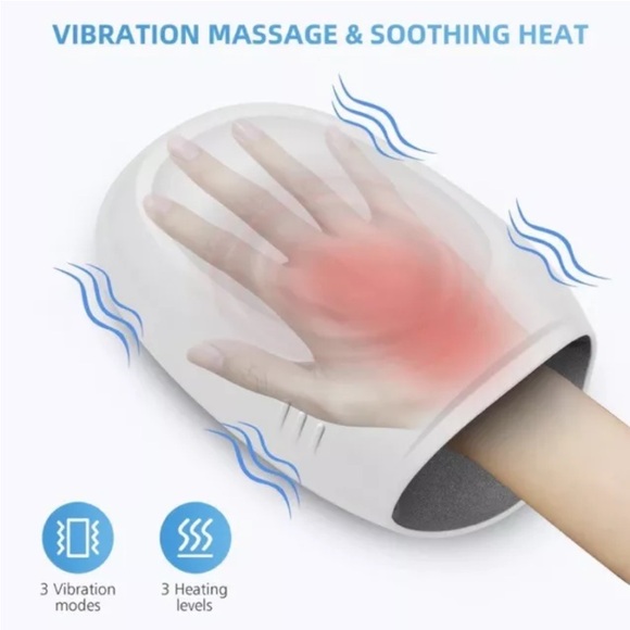 Hand Massager with Heat, Compression and Vibration for Pain Relief New in Box - Picture 2 of 11